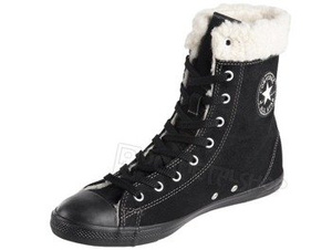 trampki CONVERSE - CHUCK TAYLOR ALL STAR DAINTY XHI BLACK, ocieplane