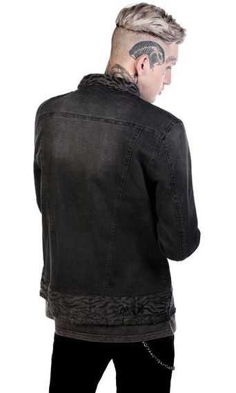 kurtka DISTURBIA - TRASH DENIM, jeansowa