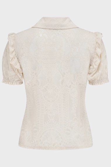 bluzka damska KILLSTAR - VEXINA (IVORY)