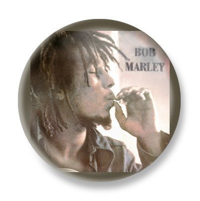 przypinka BOB MARLEY Ø25mm