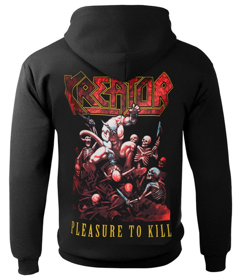 bluza KREATOR - PLEASURE TO KILL, rozpinana z kapturem 