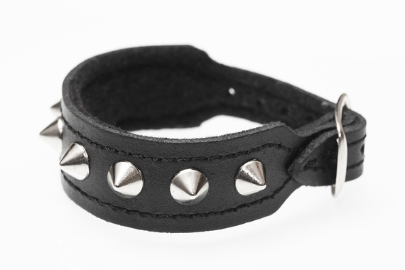 pieszczocha 1-rzędowa z ćwiekami CONE STUD  