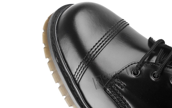 glany NEVERMIND - CZARNE (3 dziurki) polerowane