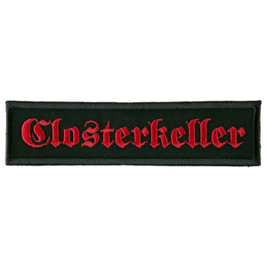 naszywka CLOSTERKELLER - LOGO OLD red
