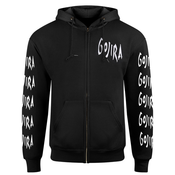 bluza GOJIRA - MAGMA rozpinana z kapturem