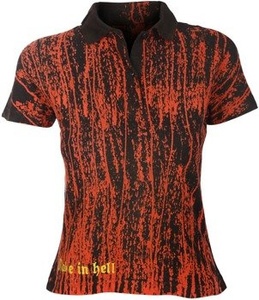 bluzka polo barwiona MADE IN HELL