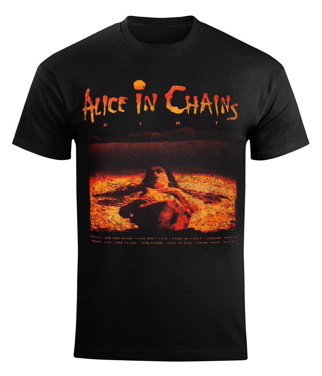 Alice In Chains Dirt Tracklist Black T-Shirt NEW OFFICIAL - Foto 9