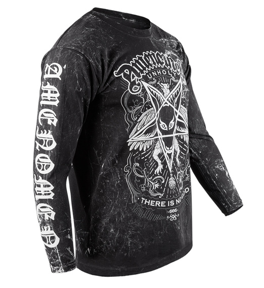 longsleeve AMENOMEN - UNHOLY (OMEN149LO ALLPRINT WHITE)