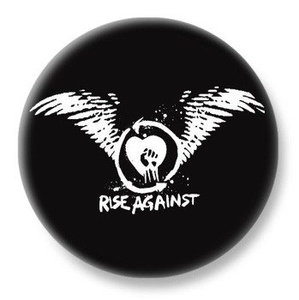 przypinka duża RISE AGAINST
