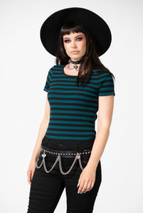 bluzka damska KILLSTAR - BLAIR (GREEN)