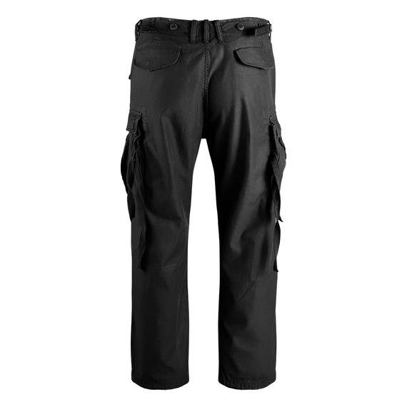 spodnie bojówki VINTAGE FATIGUES M65 czarne