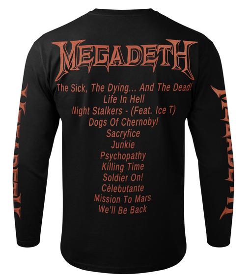longsleeve MEGADETH - THE SICK, THE DYING... AND THE DEAD!