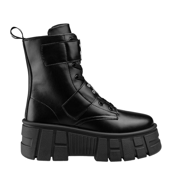 botki damskie ALTERCORE czarne (REMI VEGAN BLACK)