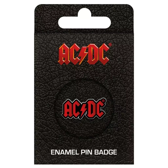przypinka pin AC/DC - LOGO enamel