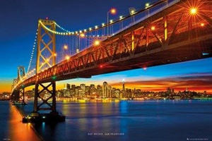 plakat SAN FRANCISCO - BAY BRIDGE