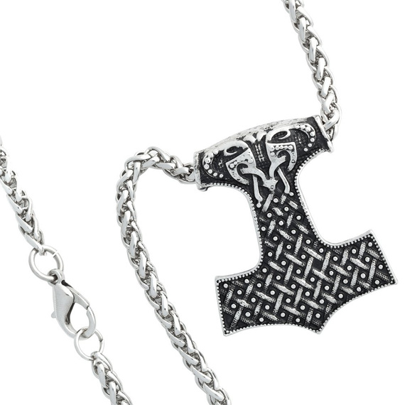 wisior + łańcuch MŁOT THORA