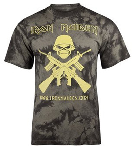koszulka IRON MAIDEN - WWW.IRONMAIDEN.COM barwiona