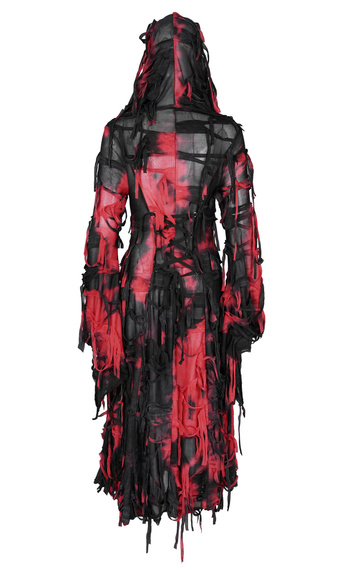 kardigan DEVIL FASHION - BLACK AND RED GOTHIC 