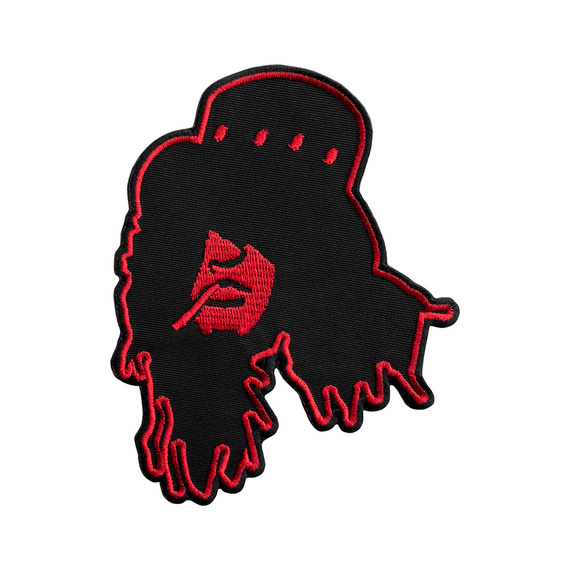 naszywka termiczna SLASH FACE RED