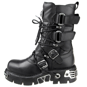 buty NEW ROCK ITALI Y NOMADA NEGRO, REACTOR NEGRO TOBERAS ORIFICIO [575-S1]