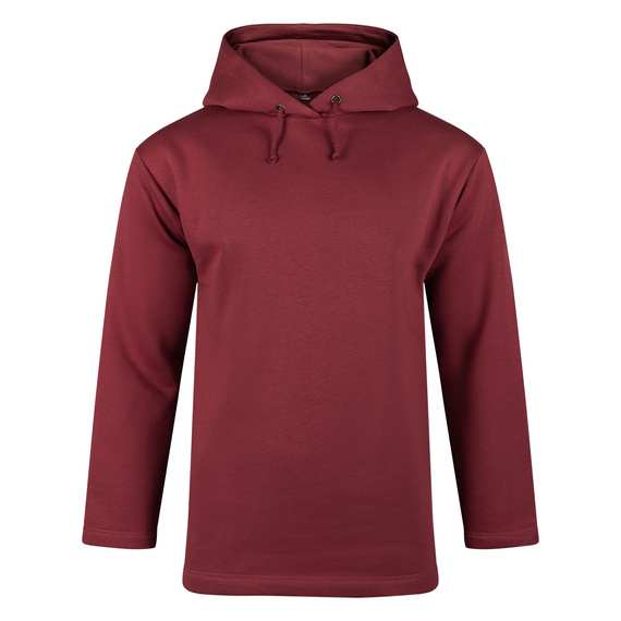 bluza BORDOWA bez nadruku z kapturem