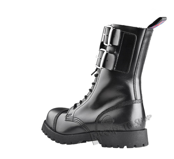 glany NEVERMIND - CZARNE (10 dziurek + opinacze) polerowane