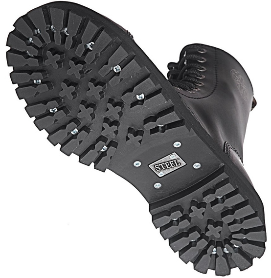 glany STEEL - WHITE / BLACK (10 dziurek)