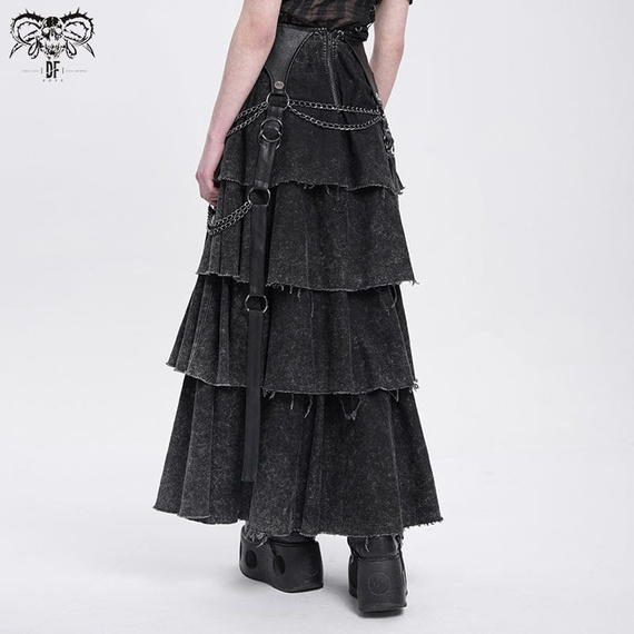 spódnica DEVIL FASHION - BLACK GOTHIC PUNK