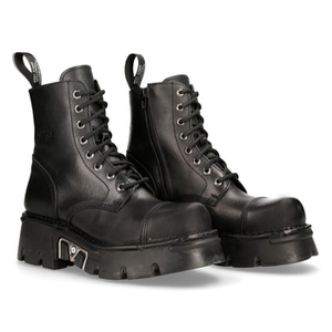 buty NEW ROCK CRUST NEGRO, REACTOR NEGRO + MATRICULA Y LATERAL [M-NEWMILI083-S19]