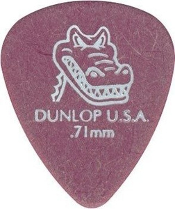kostka gitarowa DUNLOP GATOR GRIP STANDARD 0.71mm (417R71)