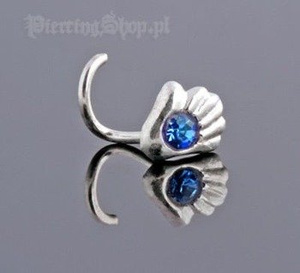 KOLCZYK DO NOSA DŁOŃ NSKB-77 NIEB