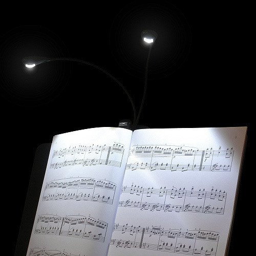 lampka GLEAM LED z klipsem - do czytania, do nut