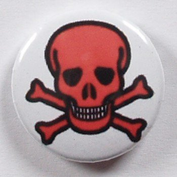 przypinka RED SKULL