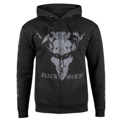 bluza VENOM - BLACK METAL rozpinana z kapturem