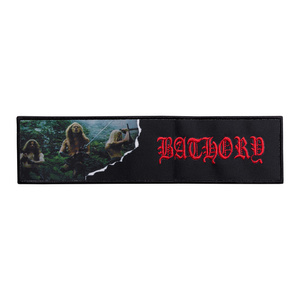 naszywka termiczna BATHORY - BAND red