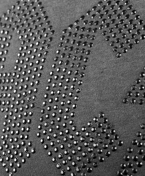 bluzka damska AC/DC - LOGO CHARCOAL BLACK, cyrkonie