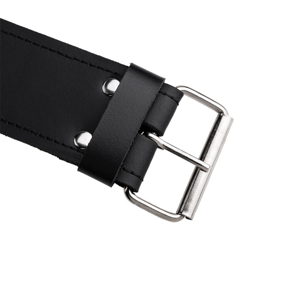 pasek z ćwiekami CONE STUD, skóra naturalna 