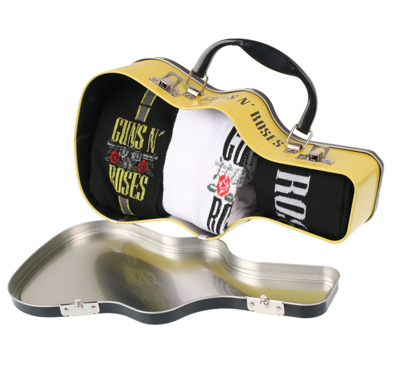 skarpetki GUNS N' ROSES box - zestaw 3 par