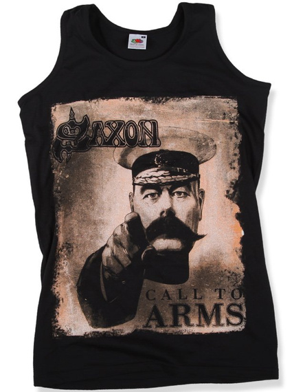 koszulka na ramiączkach SAXON - CALL TO ARMS