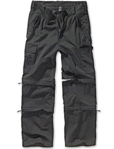 spodnie bojówki SAVANNAH TROUSER BLACK, odpinane