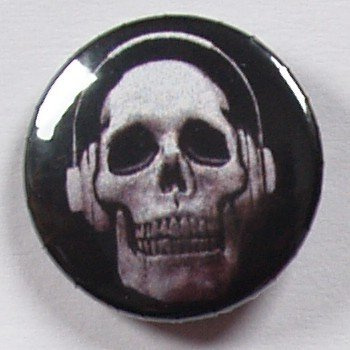 przypinka AUDIO SKULL