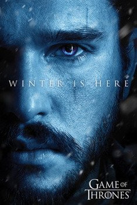 plakat GAME OF THRONES - WINTER IS HERE - JON