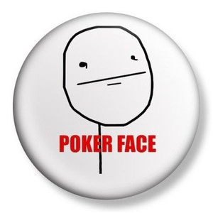 przypinka POKER FACE Ø38mm