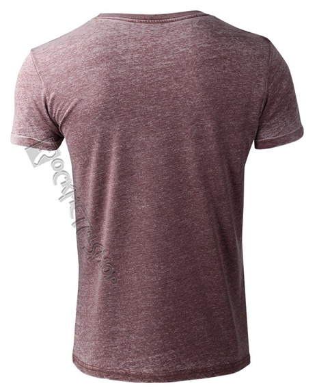 koszulka ROLLING STONES - CLASSIC TONGUE FLOCK MAROON