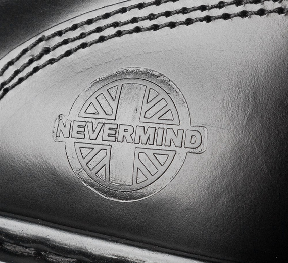 glany NEVERMIND - CZARNE (8 dziurek) polerowane