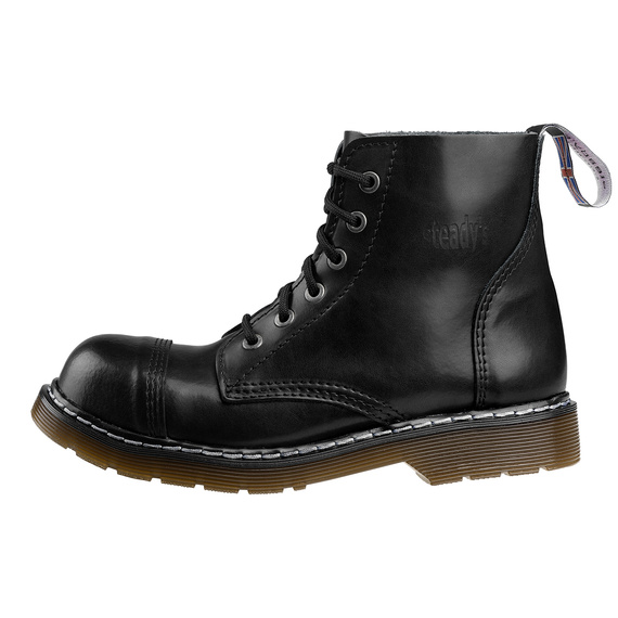 glany STEADY'S - 6 dziurek, czarne (N-REX/6)