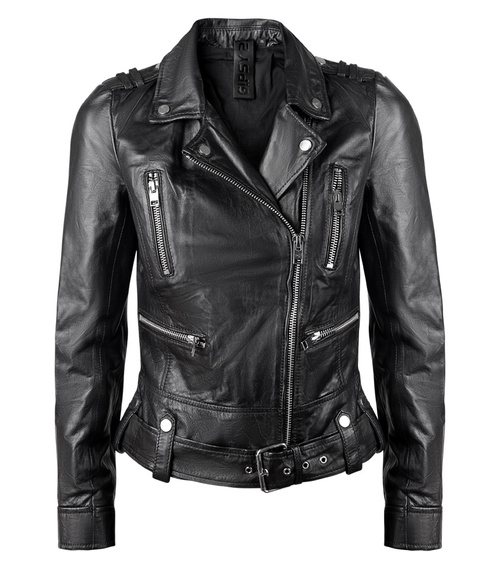 kurtka skórzana - G2WANCA SF LAROXV - BLACK, damska