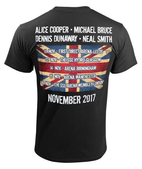 koszulka ALICE COOPER - UK ONLY EVENT (NOV 2017)