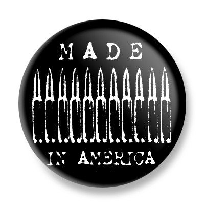 przypinka MADE IN AMERICA