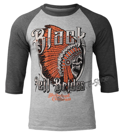 longsleeve BLACK VEIL BRIDES - CHIEFTAIN rękaw 3/4